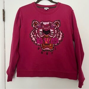 Kenzo Paris embroidered tiger sweatshirt XL Women’s Youth